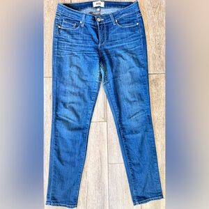 PAIGE Women's Classic Blue Skinny Jeans